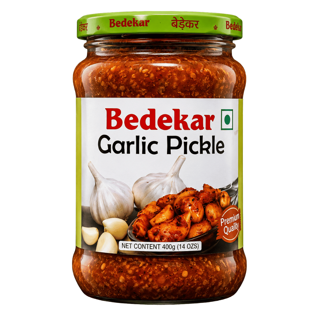 Bedekar Garlic Pickle 400 g buy online USA - 1